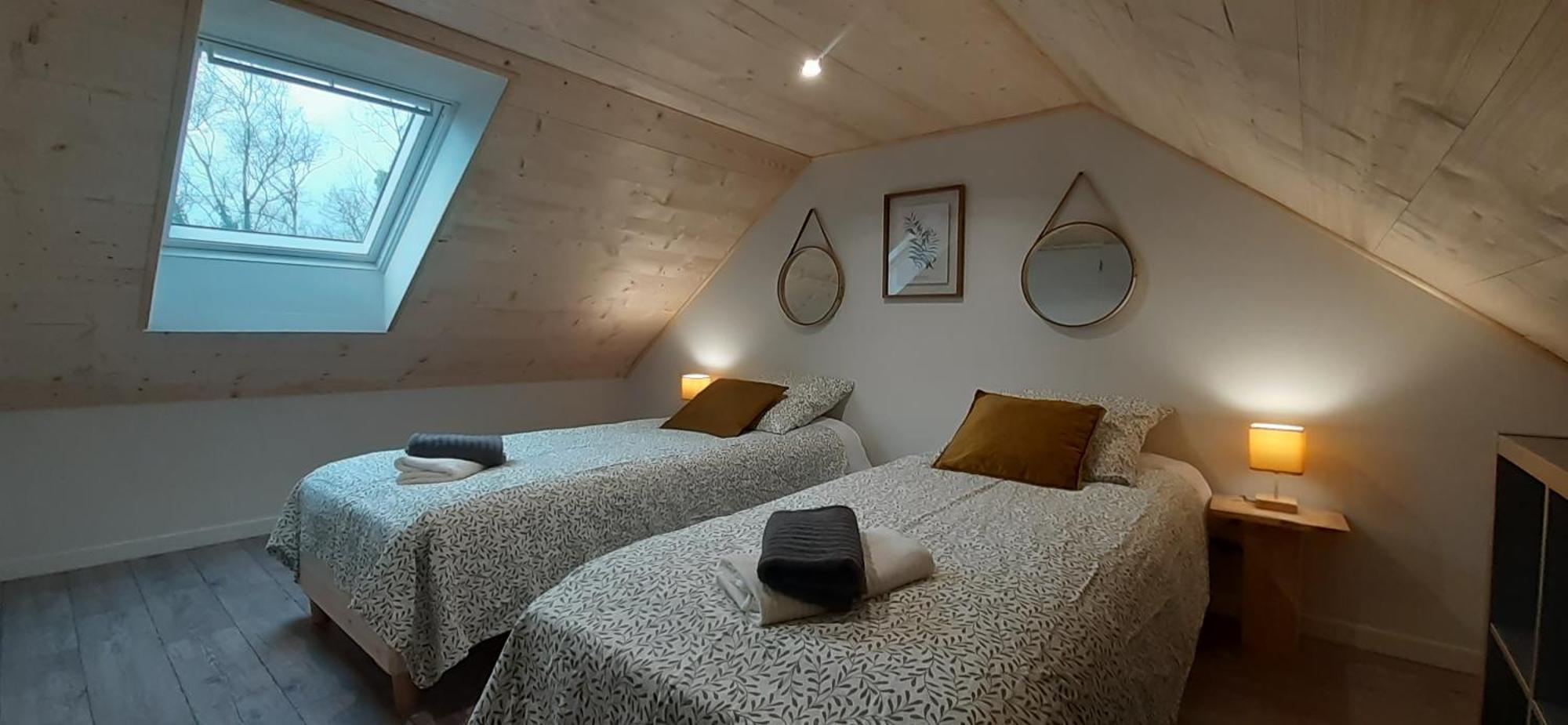 Chalets De Pont Cob Avec Spa Gouezec Екстер'єр фото