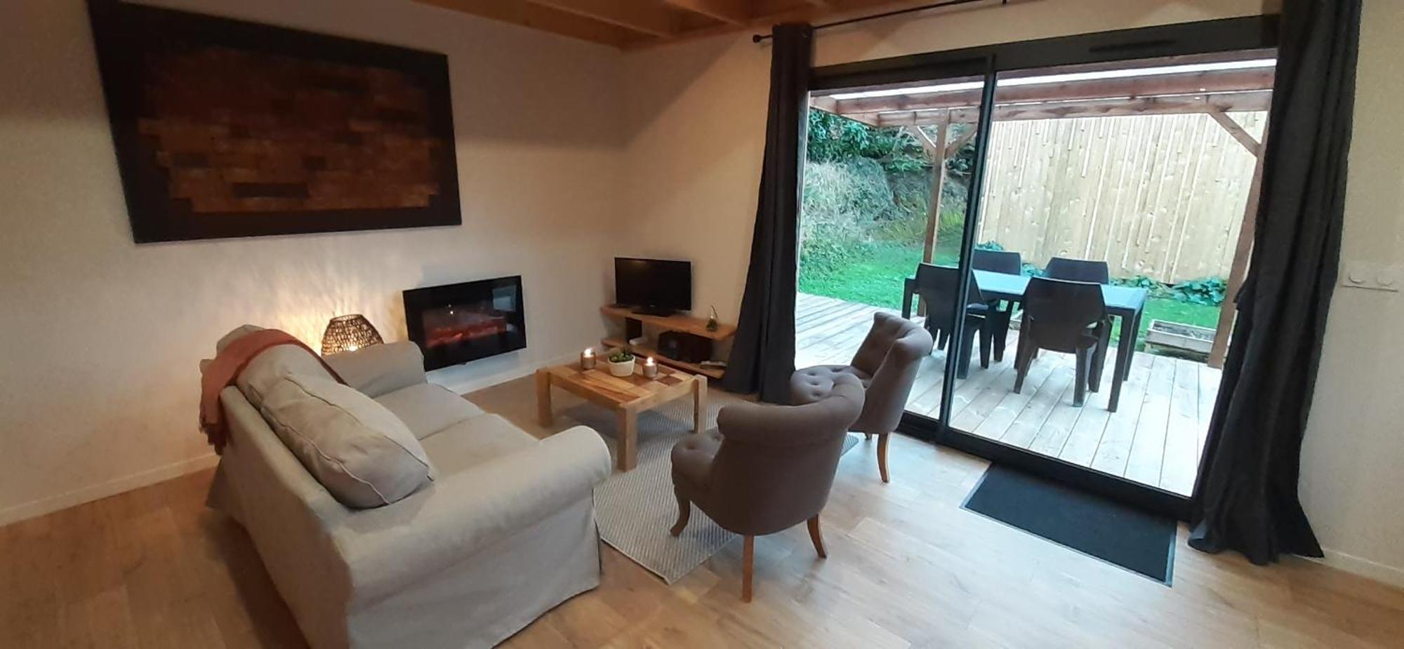 Chalets De Pont Cob Avec Spa Gouezec Екстер'єр фото