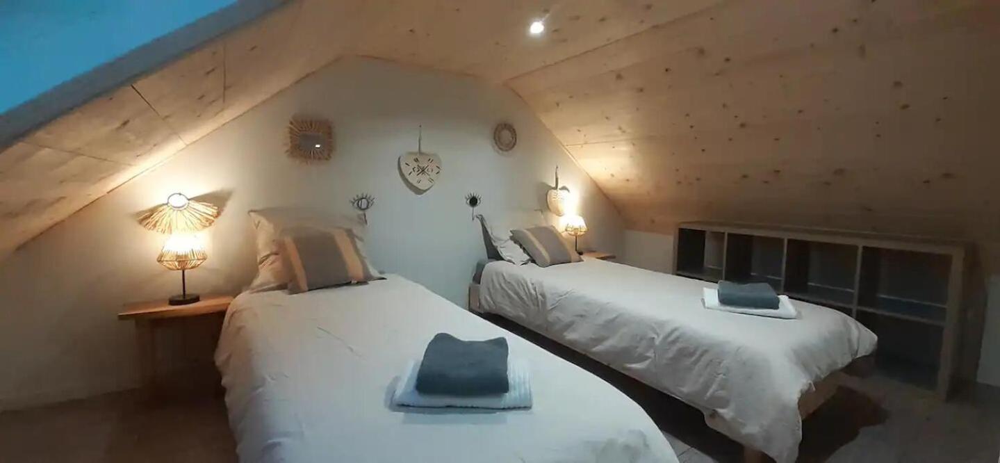 Chalets De Pont Cob Avec Spa Gouezec Екстер'єр фото