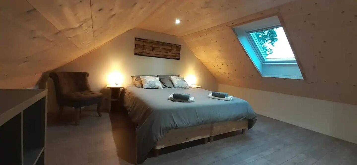 Chalets De Pont Cob Avec Spa Gouezec Екстер'єр фото